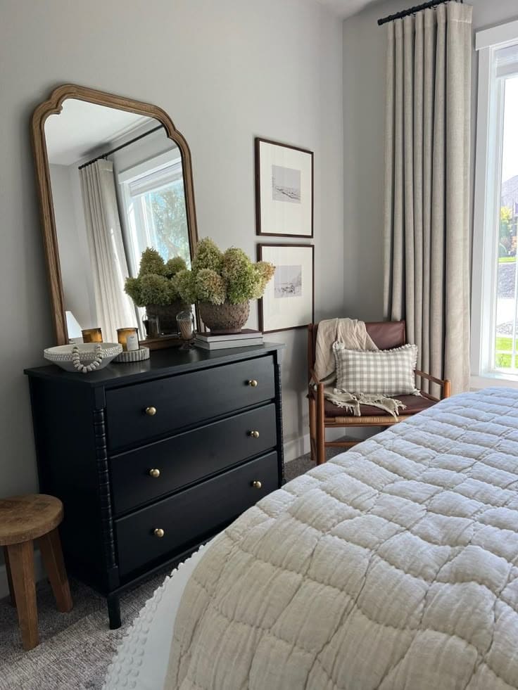 Elegant Modern Dresser Arrangement