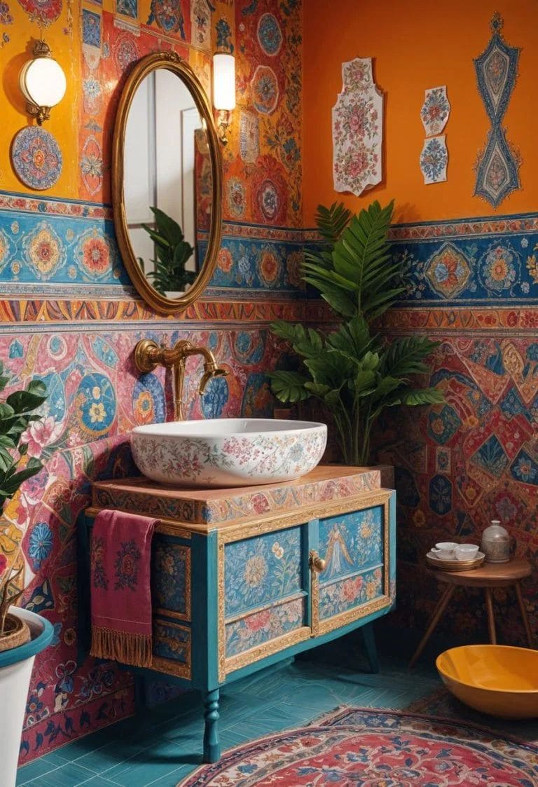 Fiesta-Inspired Boho Vanity Corner