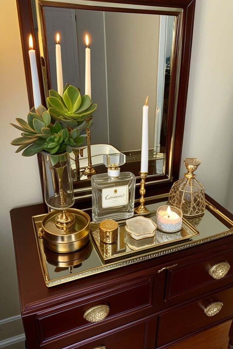 Luxe and Minimalist Vanity Dresser