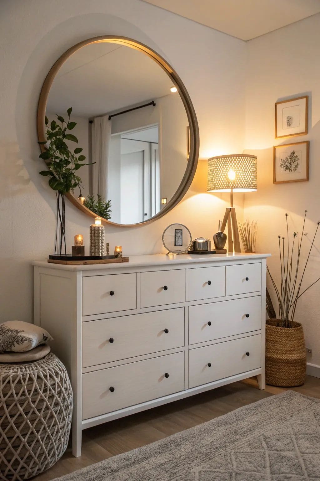 Modern Minimalist Dresser Styling