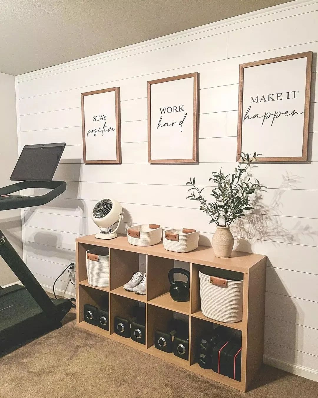 Motivational Home Gym Corner