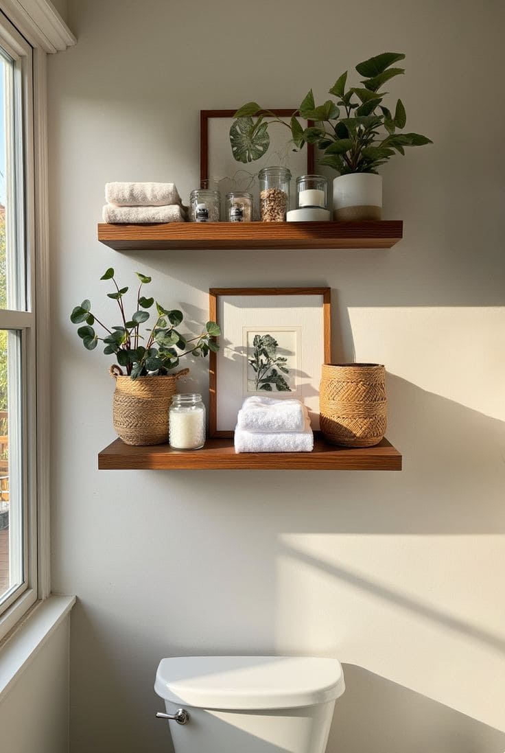 Natural Serenity Shelf Display