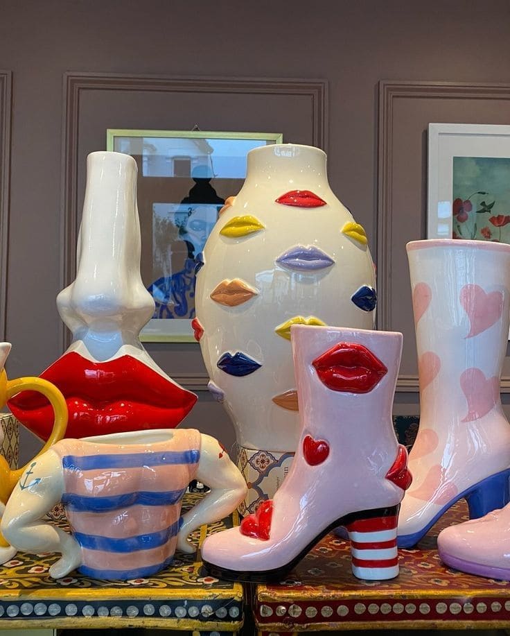 Playful Pop-Art Inspired Vases