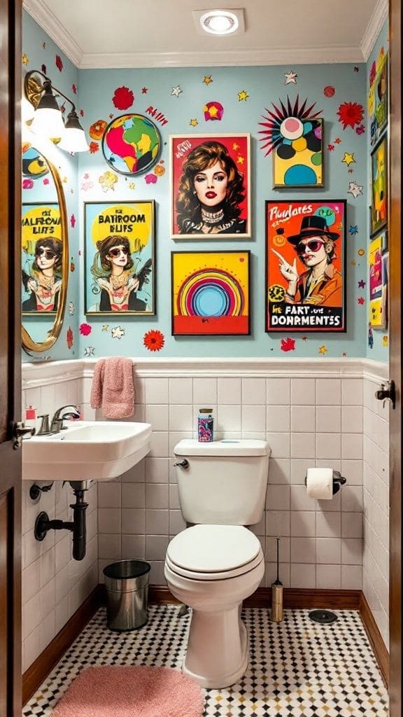 Pop Art Bathroom Gallery