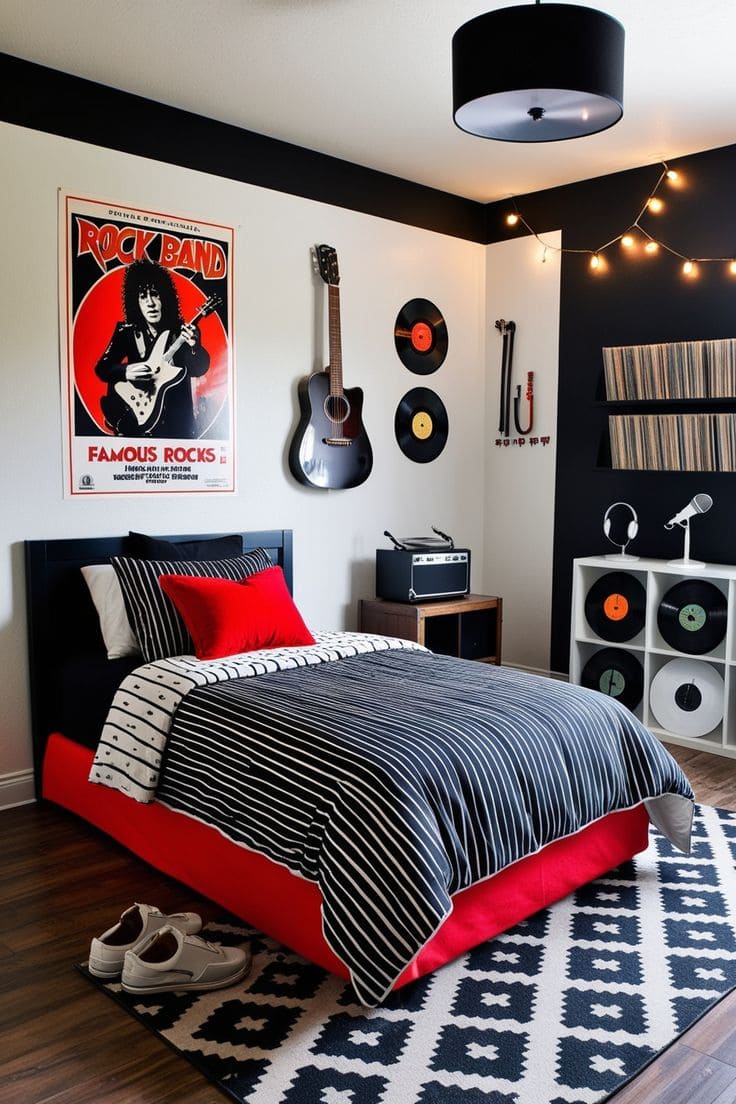 Retro Rock Vibes Room