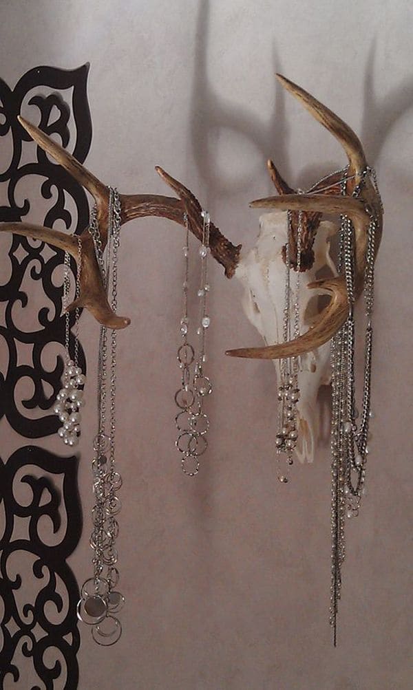 Rustic Antler Jewelry Display
