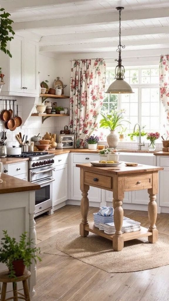 Rustic Bloom Country Kitchen