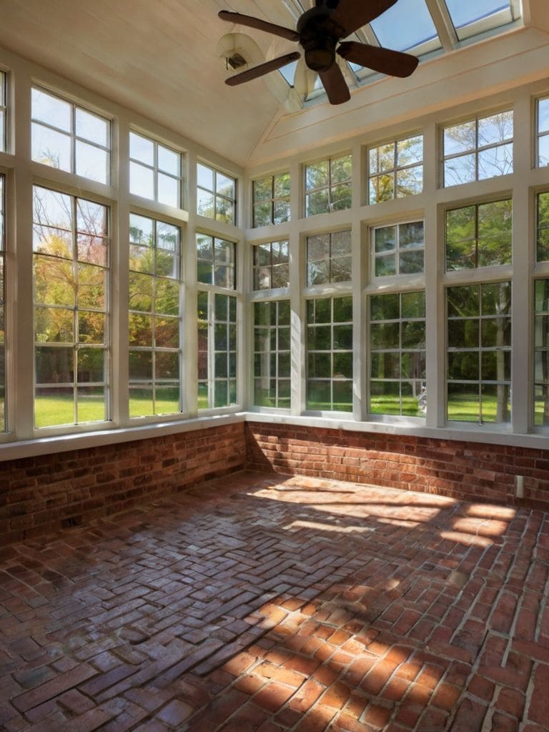 Rustic Brick Sunroom Base