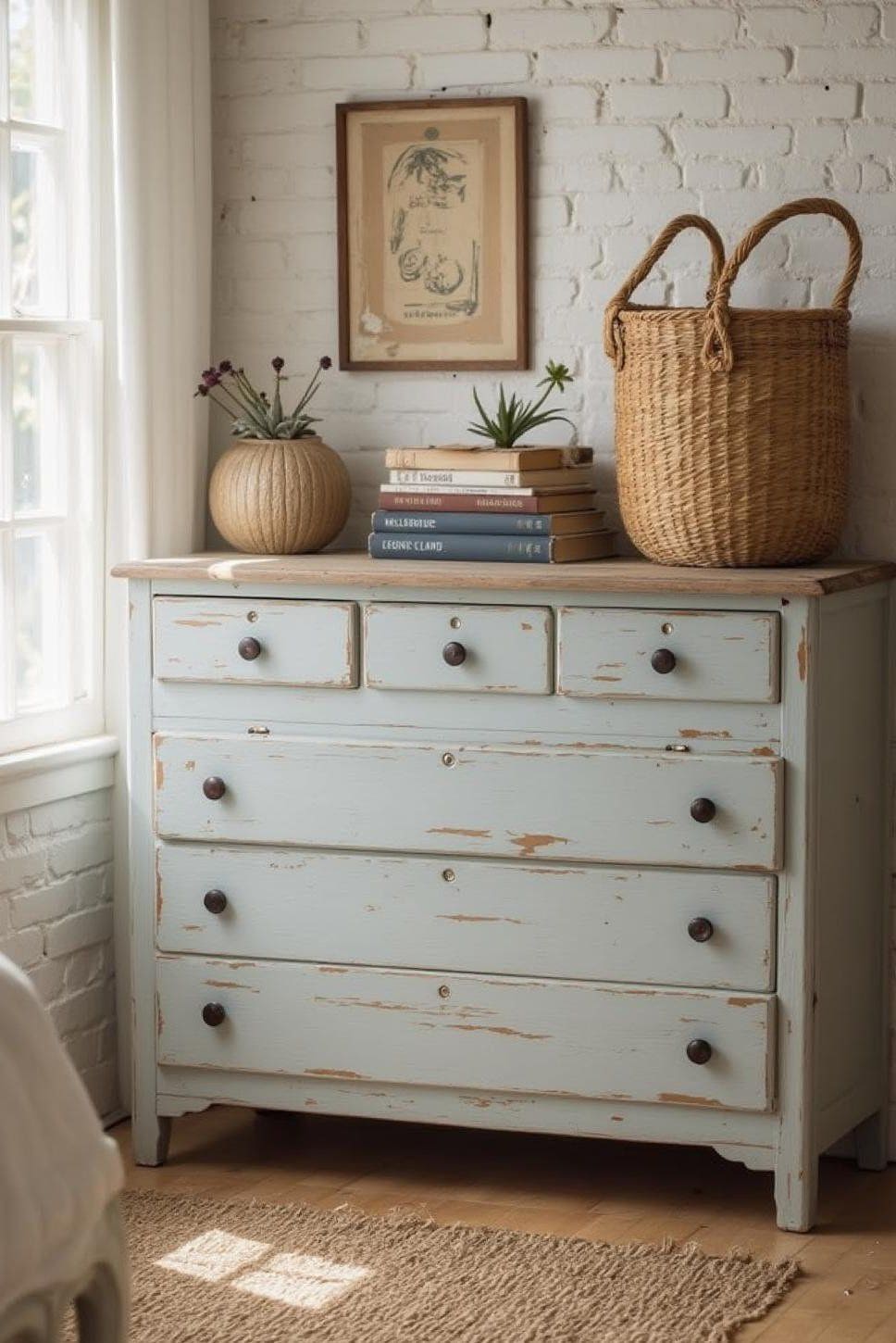Rustic Charm Dresser Styling