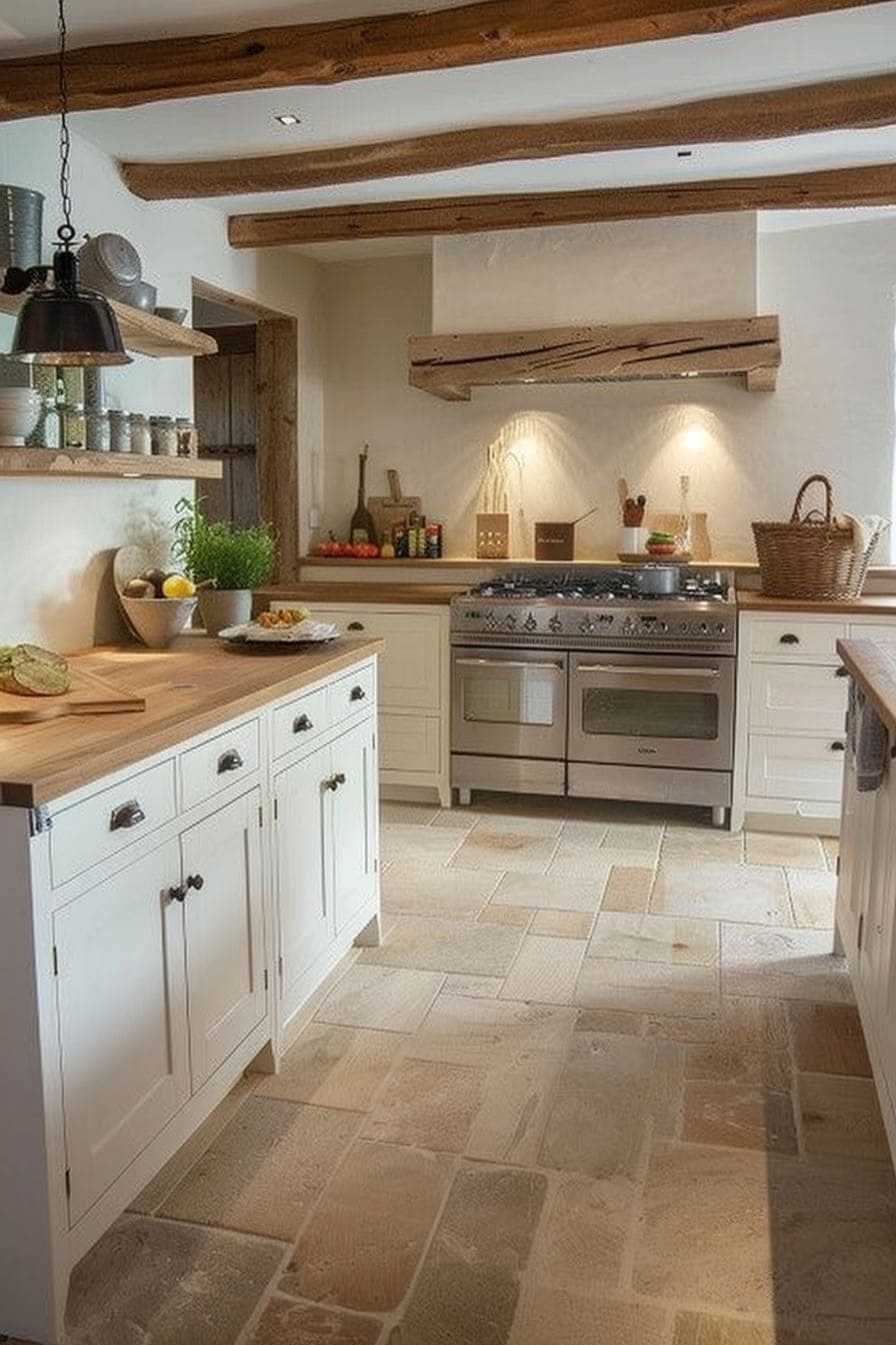 Rustic Stone Serenity Kitchen