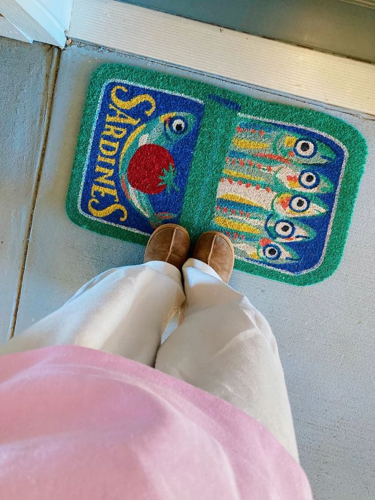 Sardine Tin Retro Doormat