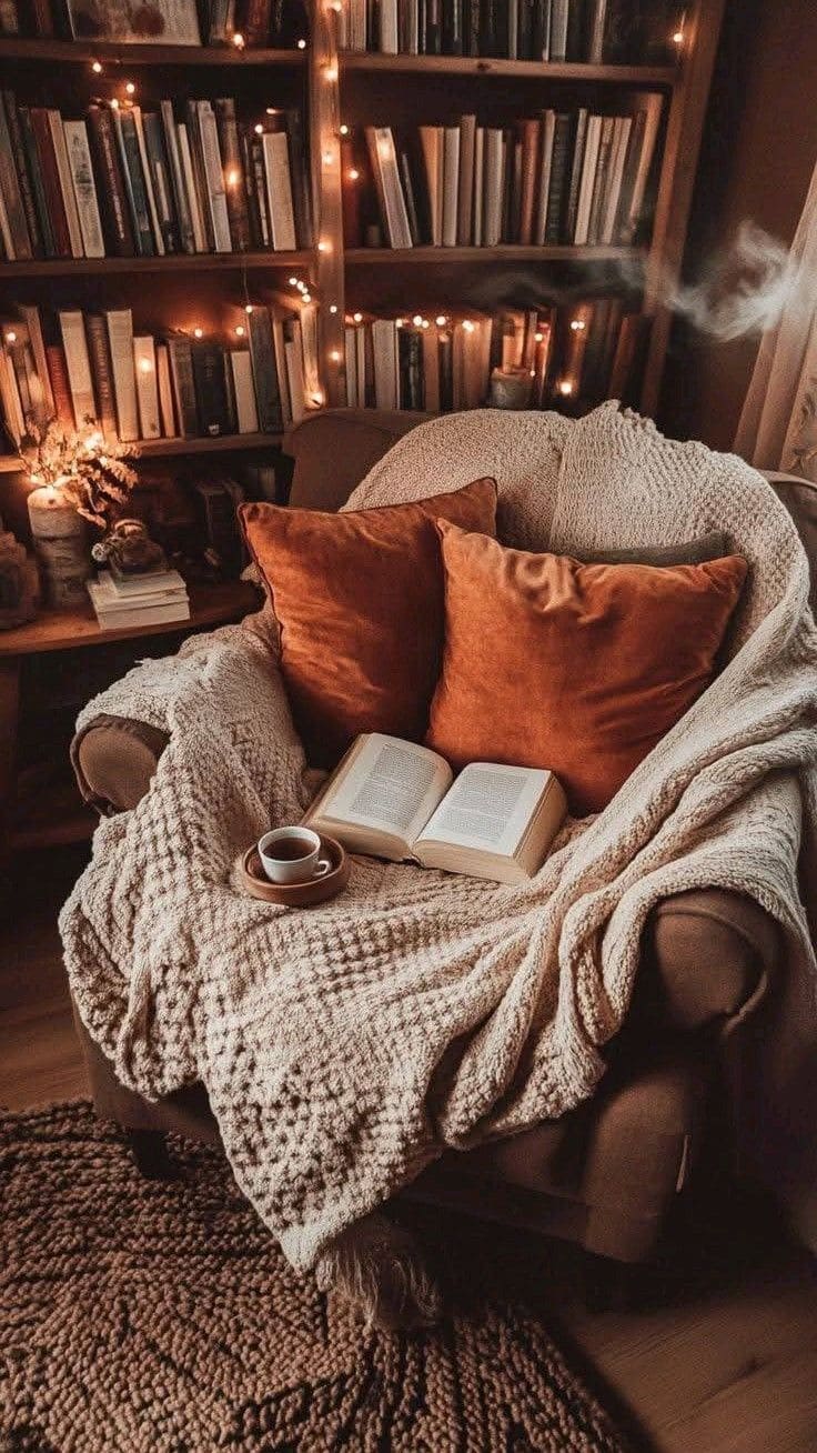 Spooky Cozy Reading Chair