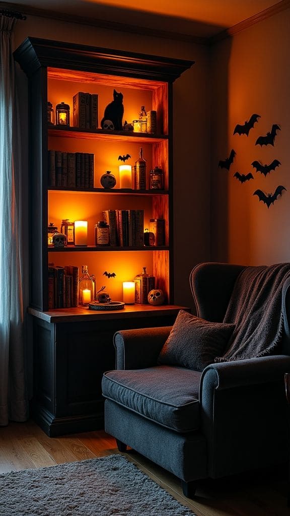 Spooky Glow Reading Corner