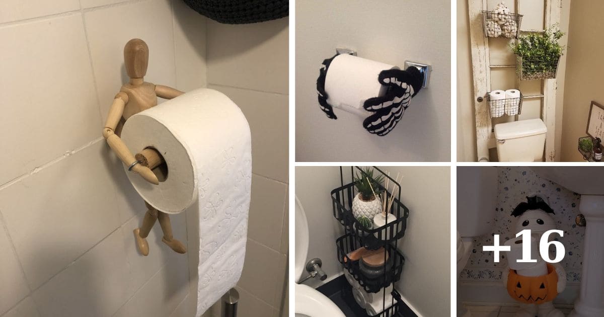 20 Fun and Clever Toilet Paper Holder Ideas to Try at Home