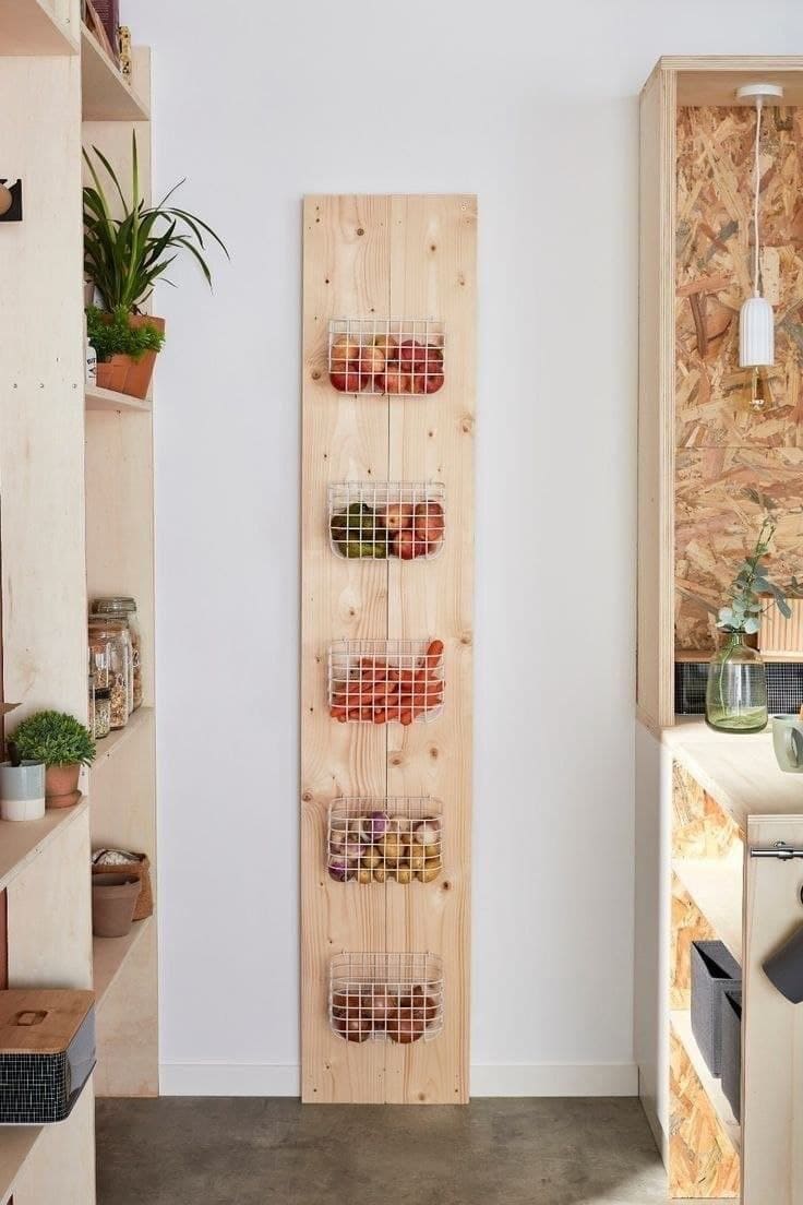 Vertical Wall-Mounted Produce Board
