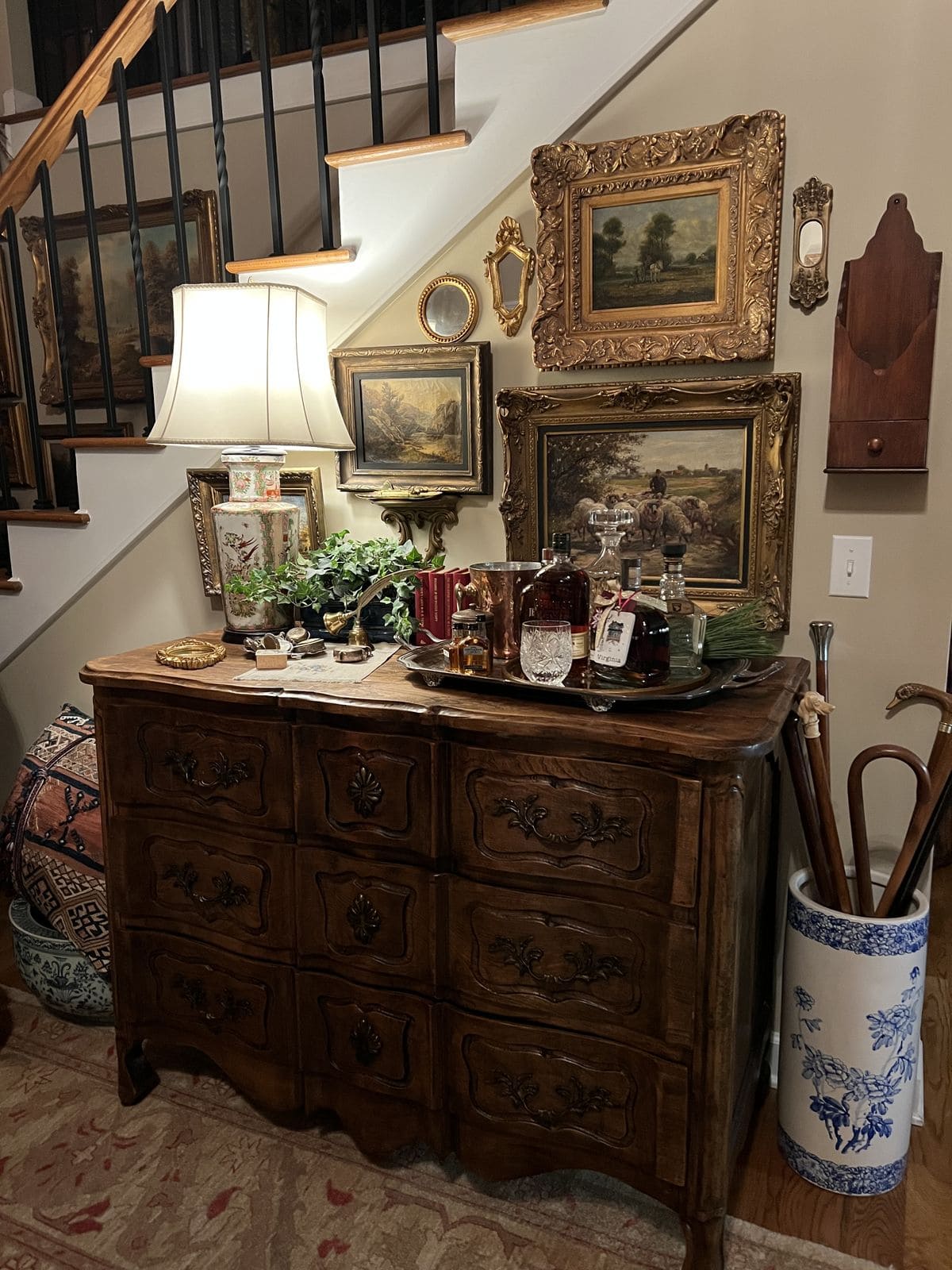 Vintage Bar Dresser Corner