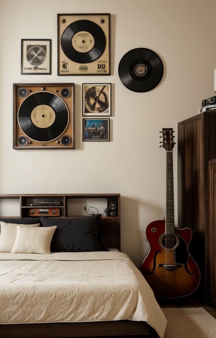 Vinyl Dreams and Wood Tones