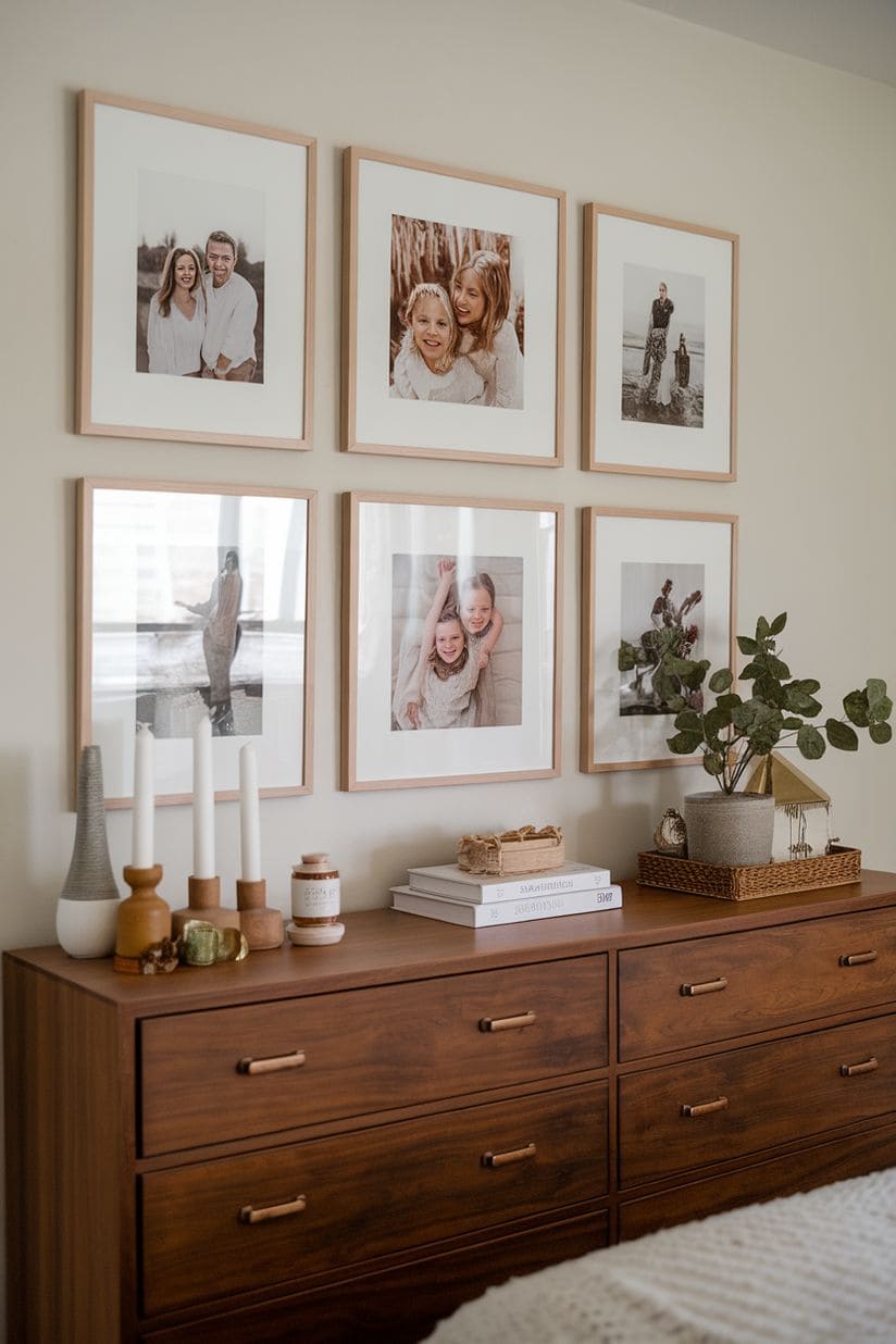 Warm Family Memories Display