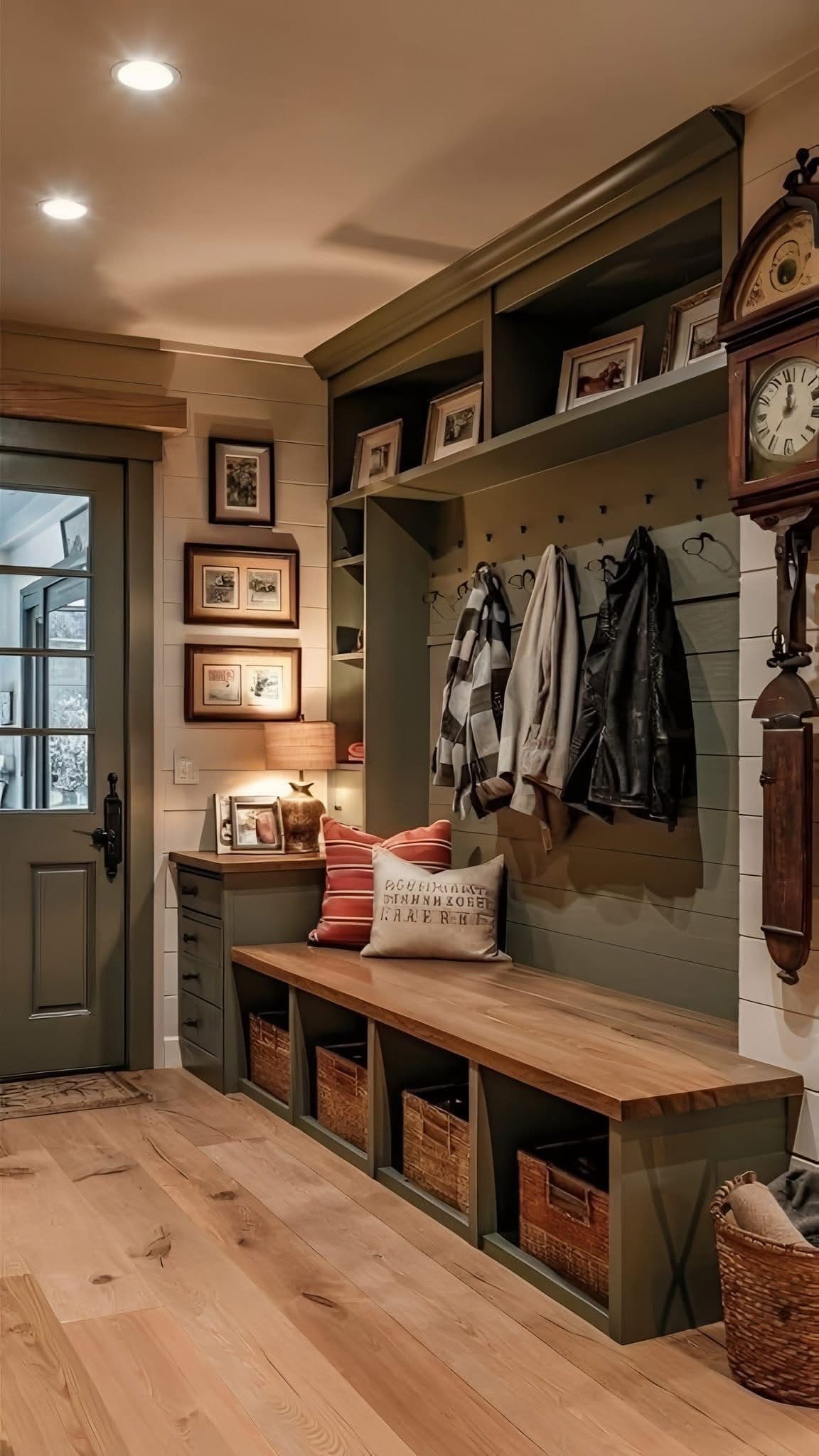 Warm Rustic Entryway Haven