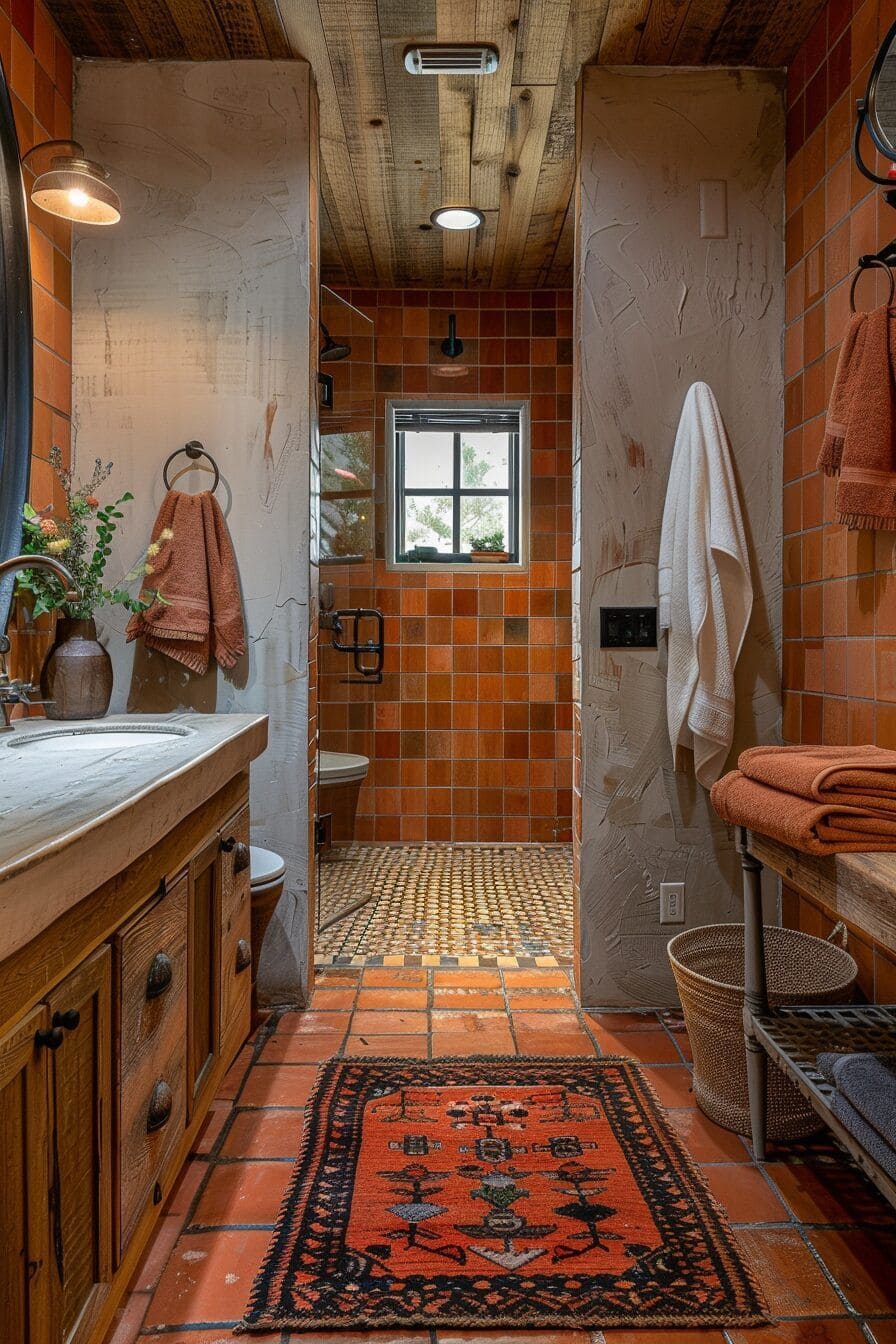 Warm Terracotta Mexican Retreat