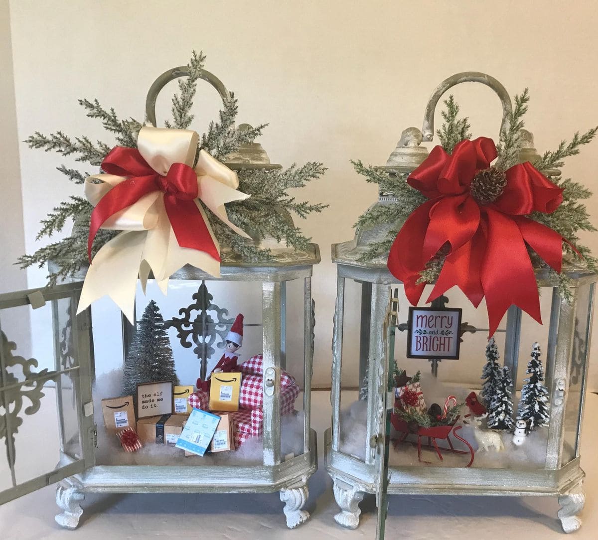 Christmas Miniature Lantern Displays