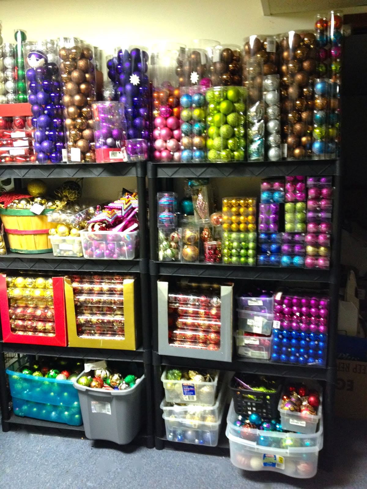 Christmas Ornament Storage Heaven