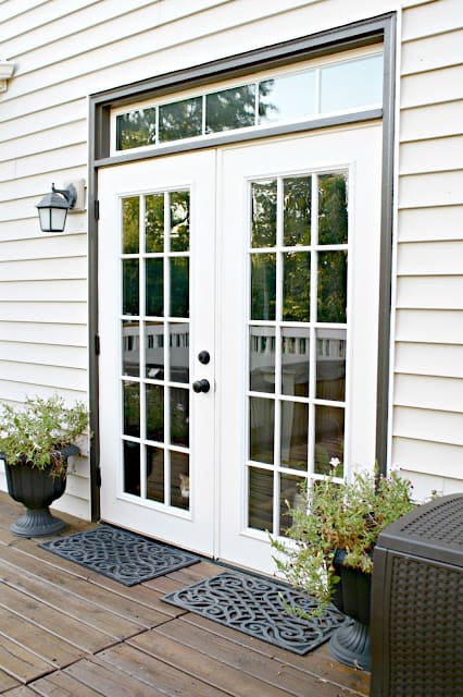 Classic French Door Patio Entry