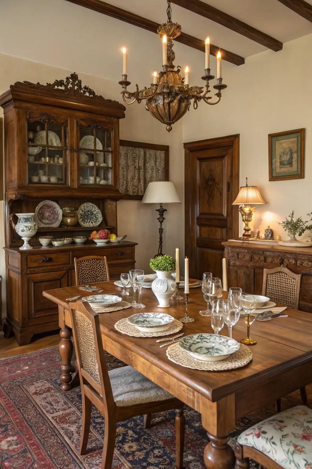 Classic French Provincial Dining Room