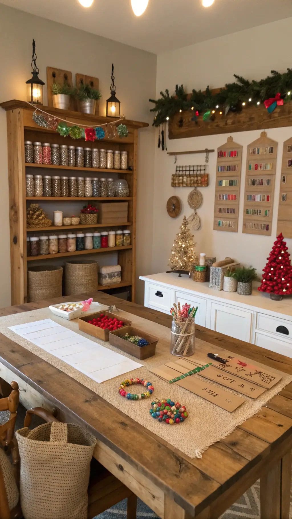 Cozy Christmas Crafting Corner