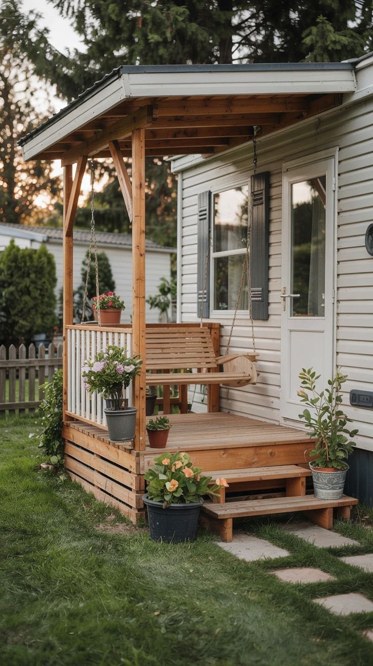 Cozy Wooden Porch Retreat