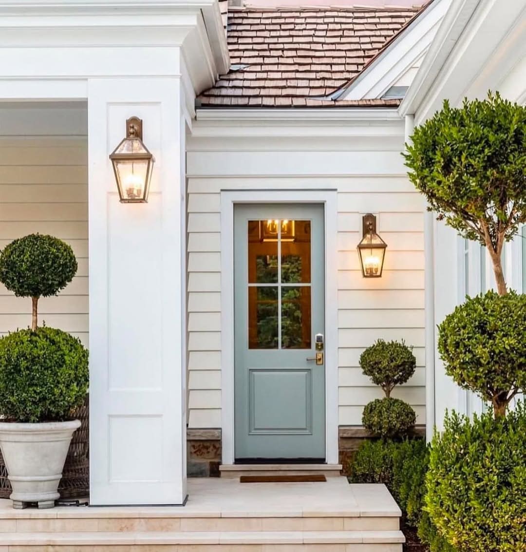 Elegant Cottage Back Doorway
