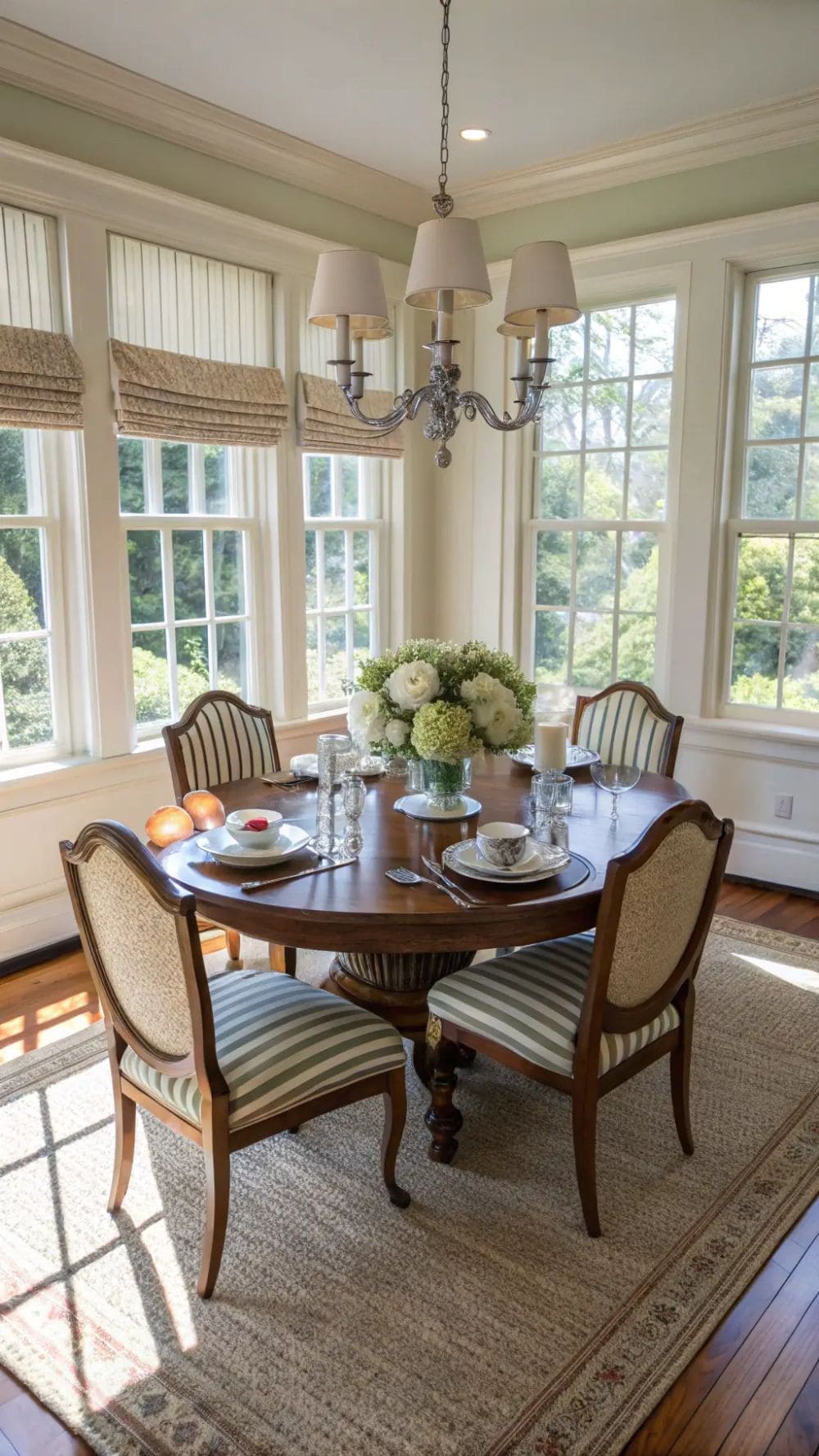 Garden View Elegance Dining Room