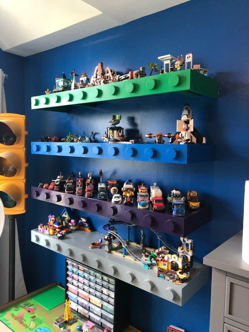 Giant Brick Display Shelves