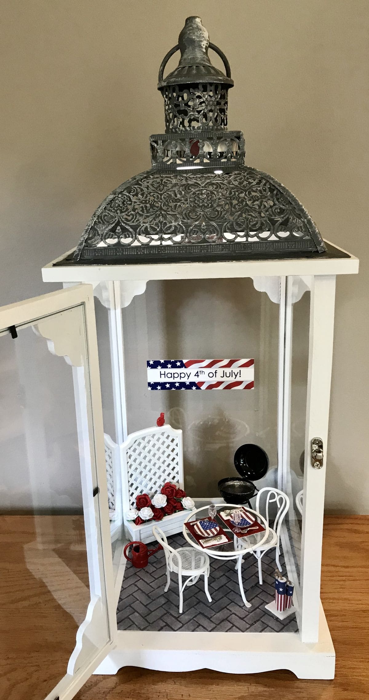 Miniature 4th of July Lantern