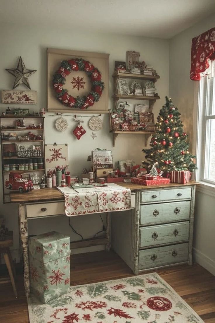 Vintage Christmas Crafting Escape