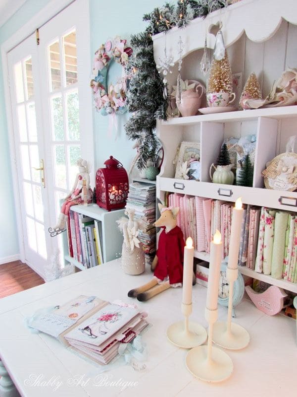 Vintage-Inspired Christmas Crafting Corner