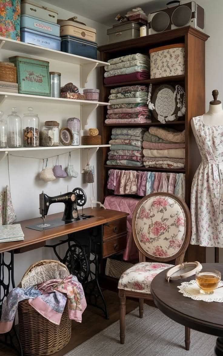 Vintage Sewing Room
