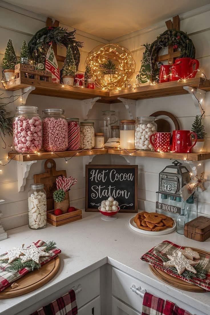 Christmas Hot Cocoa Station
