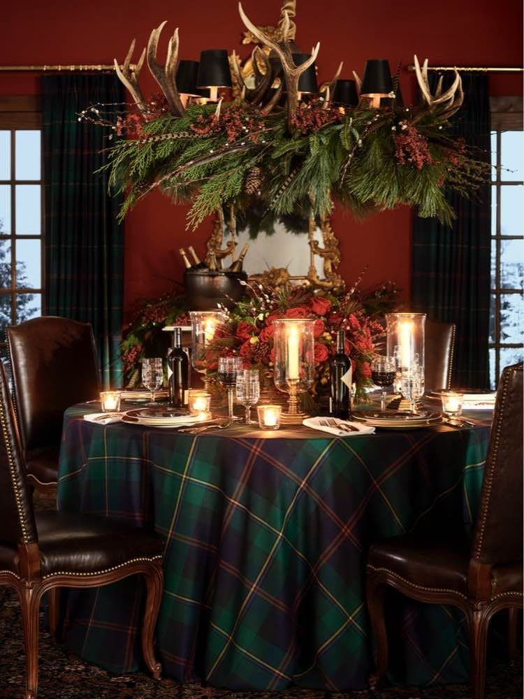 Rustic Elegance Christmas Dining