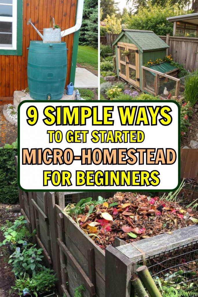 9 Simple Ways to Start Micro-Homesteading for Beginners